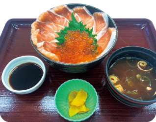 サーモン親子丼
