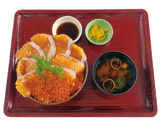 サーモン親子丼