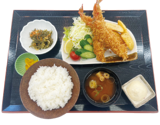 エビフライ定食