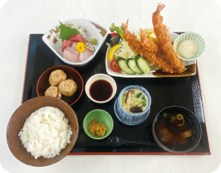 エビフライ定食